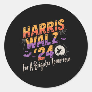 Adesivo Harris Waltz 2024 Para Um Hallowee Mais Brilhante