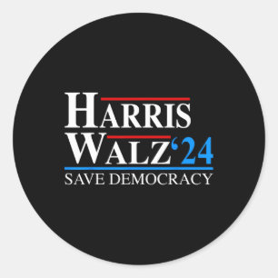 Adesivo Harris Waltz 2024 Vice-Presidente Kamala Harris Ti