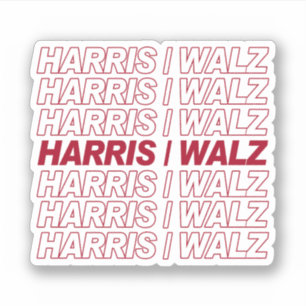 Adesivo Harris / Walz