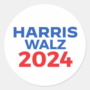 Adesivo Harris Walz 2024