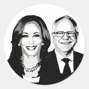 Adesivo Harris Walz 2024