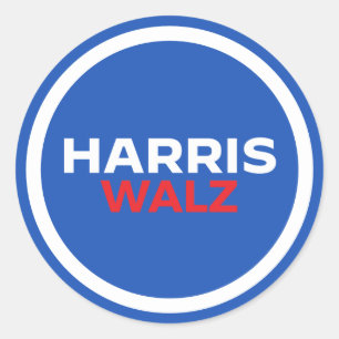 Adesivo Harris Walz 2024