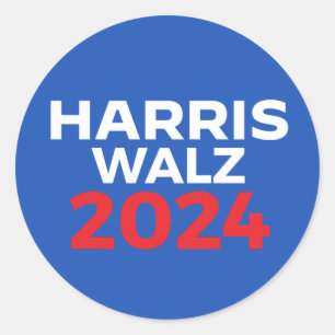 Adesivo Harris Walz 2024
