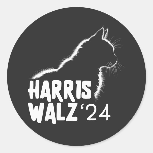 Adesivo Harris Walz 2024 (Frente)