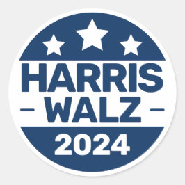 Adesivo Harris Walz 2024 Eleição Kamala Harris Tim Walz