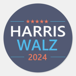 Adesivo Harris Walz 2024 para Presidente