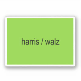 Adesivo Harris / Walz Brat Summer