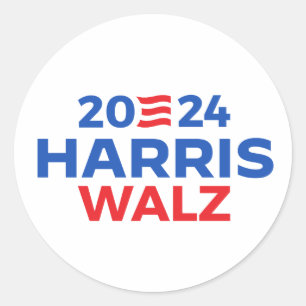 Adesivo Harris Walz em 2024