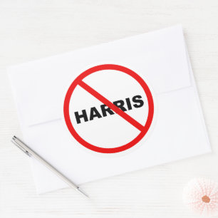 Adesivo Harris Warning Não Vá Lá!