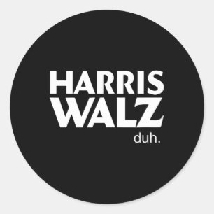 Adesivo Harris Wheimer Duh Eleição 2024 Votando Kamala Tim
