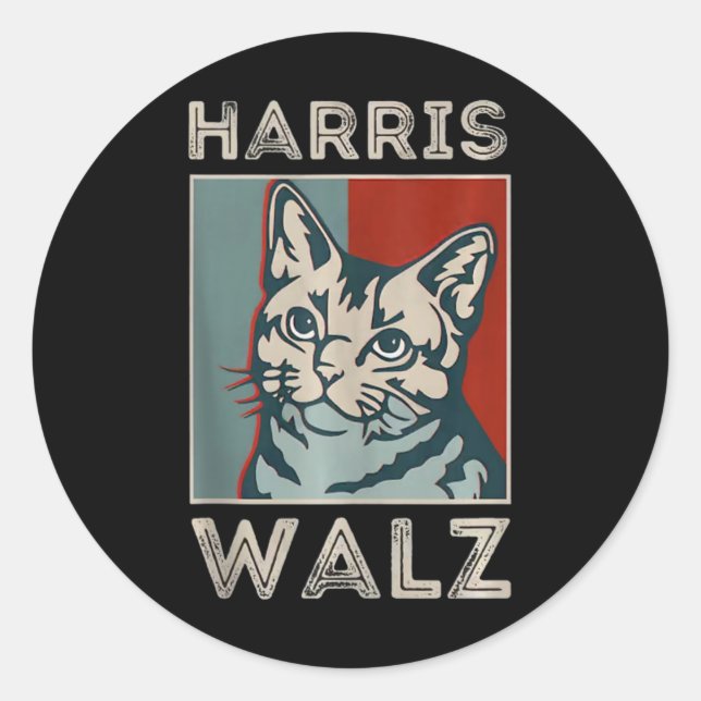 Adesivo Harris Wheimer Funny Cat Tank Top (Frente)