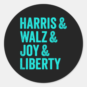 Adesivo Harris Wheimer Joy Liberty - Harris Waltz 2024 Ret