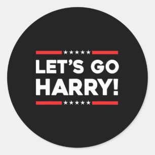 Adesivo Harry B Funny Kamala Harris Tim W 2024 Vamos Go Ha