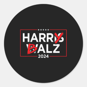 Adesivo Harry B Kamala Harris E Tim W 2024