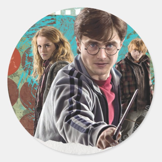 Adesivo Harry, Hermione e Ron 1 (Frente)