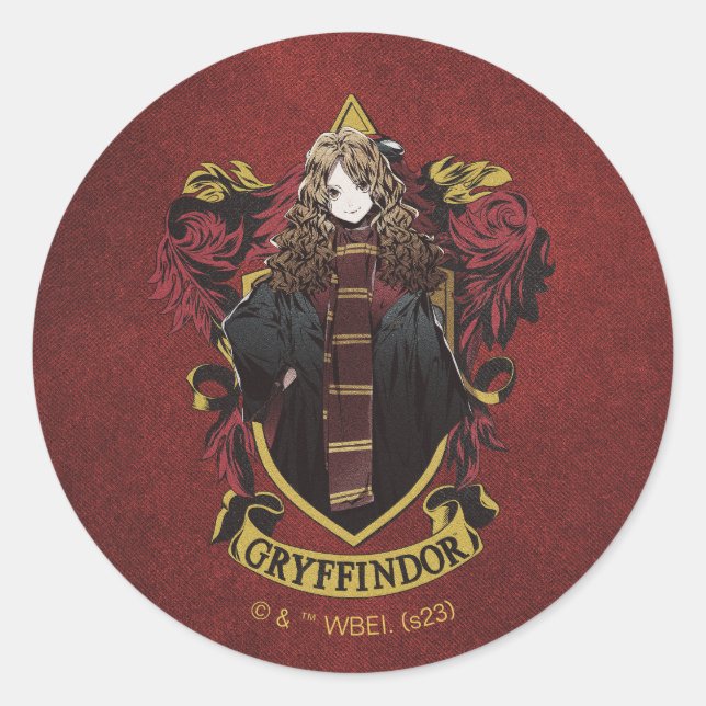 Adesivo HARRY POTTER™ | Anime Hermione House Crest (Frente)