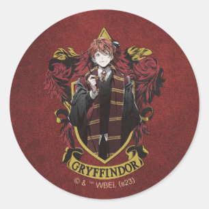 Adesivo HARRY POTTER™   Anime Ron Weasley House Crest
