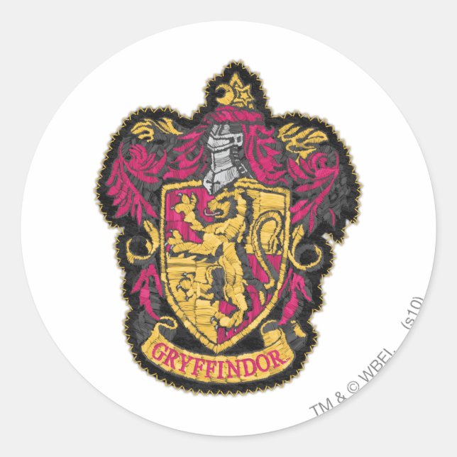 Adesivo Harry Potter | Brasão da Casa Gryffindor (Frente)