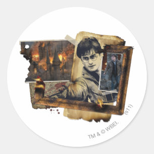 Adesivo Harry Potter Collage 7