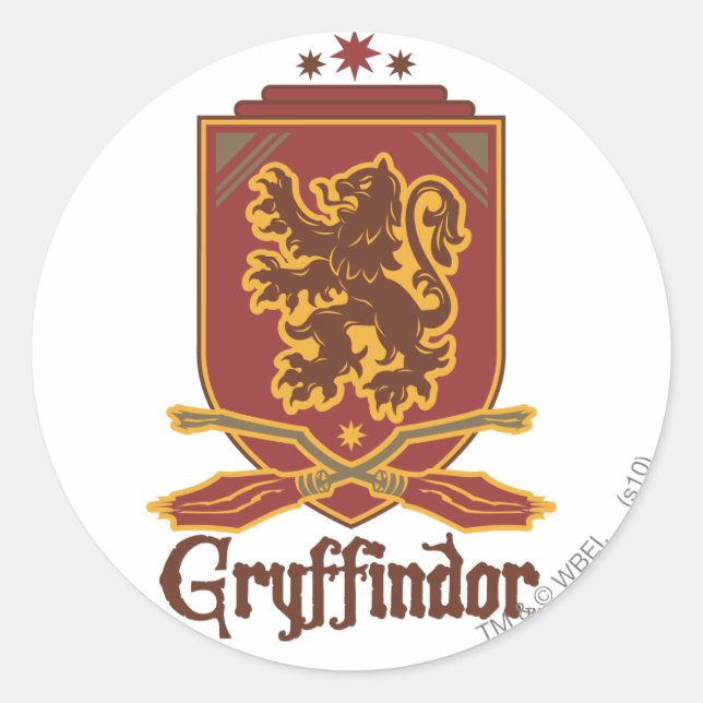 Adesivo Harry Potter | Crachá Gryffindor QUIDDITCH™ (Frente)