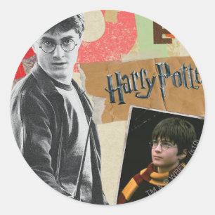 Adesivo Harry Potter, então e agora