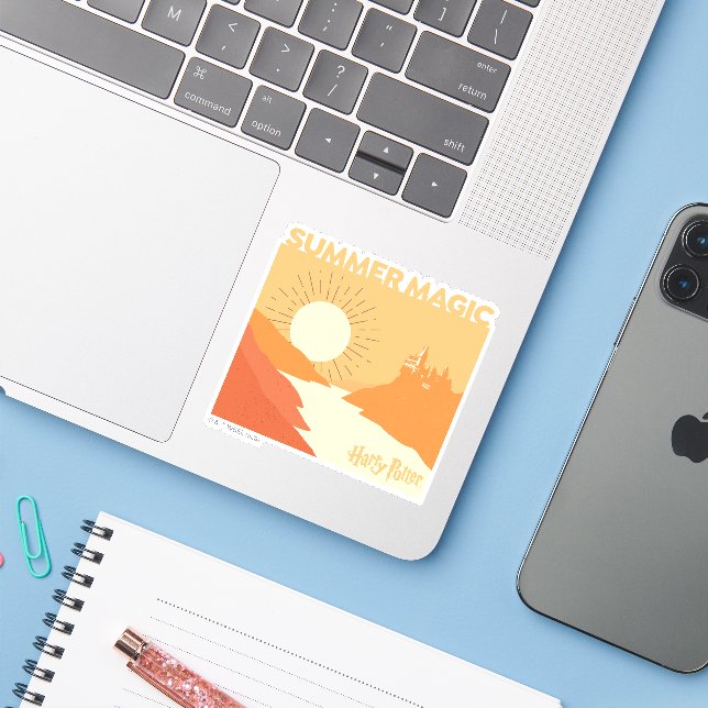 Adesivo HARRY POTTER™ | HOGWARTS™ Summer Magic (Notebook com iPhone)