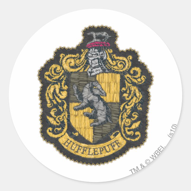 Adesivo Harry Potter | Hufflepuff Crest Patch (Frente)