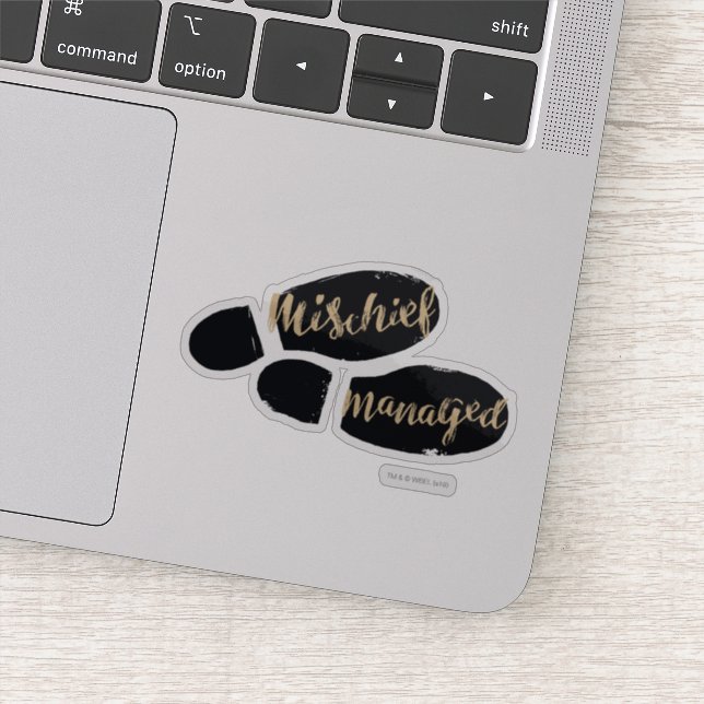 Adesivo Harry Potter| MESCHIEF MANAGED™ Map Footprints (Detalhe)