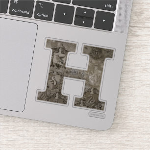 Adesivo Harry Potter Monograma de Hogwarts