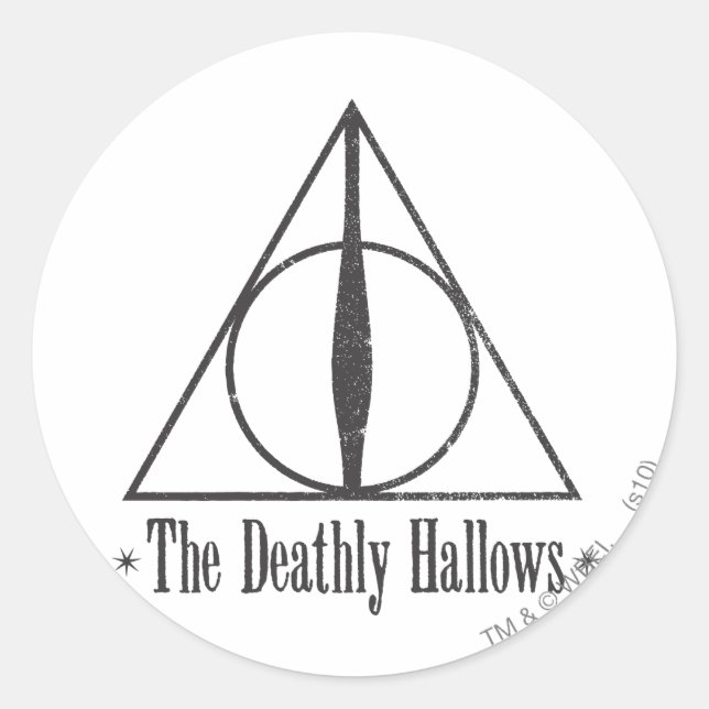 Adesivo Harry Potter | O Emblema das Relíquias da Morte (Frente)