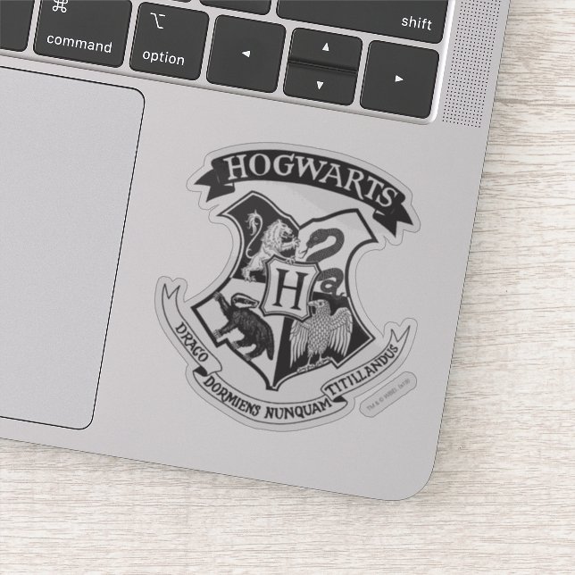 Adesivo Harry Potter | Retro Hogwarts Crest (Detalhe)