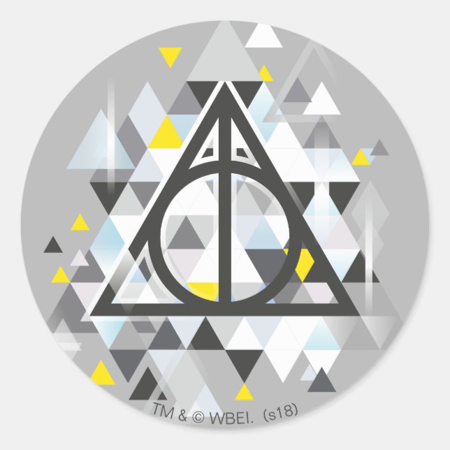 Adesivo Harry Potter | Símbolo Geométrico das Relíquias da (Frente)