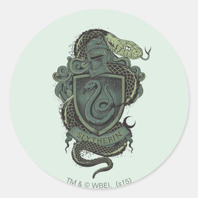 Adesivo Harry Potter | Slytherin Crest (Frente)