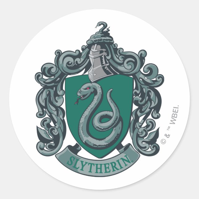 Adesivo Harry Potter | Slytherin Crest Green (Frente)
