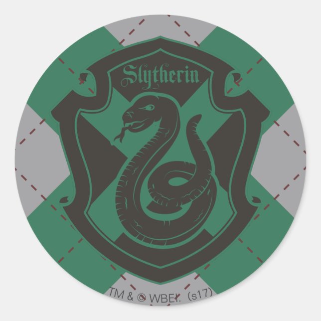 Adesivo Harry Potter | Slytherin House Pride Crest (Frente)