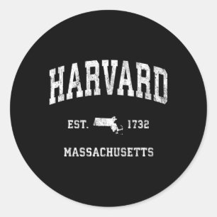 Adesivo Harvard Massachusetts Mãe Athletic Sports