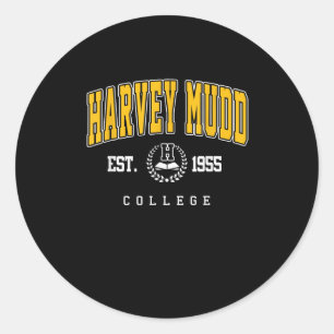 Adesivo Harvey Mudd Retro University Design Para Mulheres