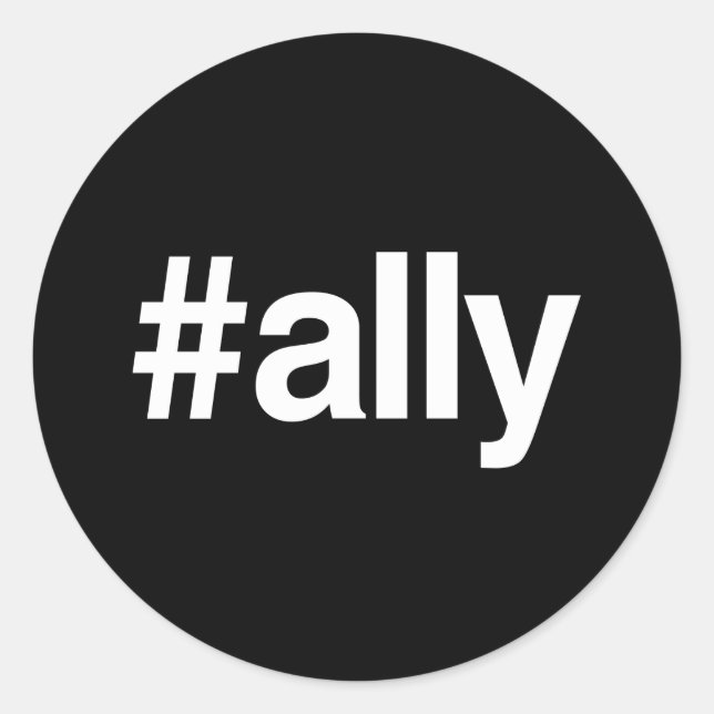 ADESIVO HASHTAG ALLY (Frente)
