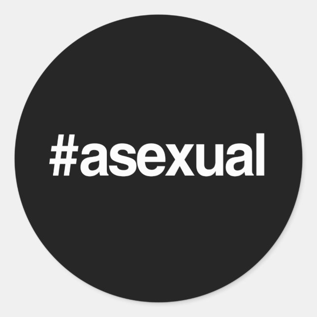 ADESIVO HASHTAG ASSEXUAL (Frente)