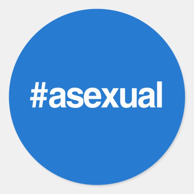 ADESIVO HASHTAG ASSEXUAL (Frente)