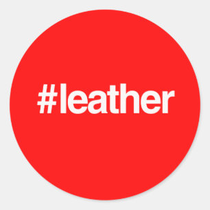 ADESIVO HASHTAG LEATHER
