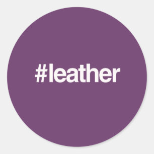 ADESIVO HASHTAG LEATHER