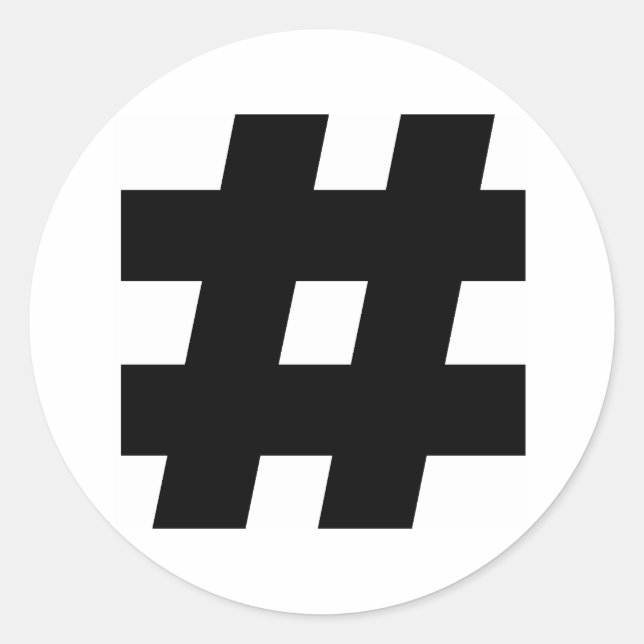 Adesivo # Hashtag Símbolo Número Símbolo Símbolo Número Si (Frente)