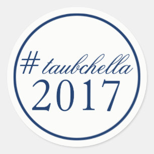 Adesivo Hashtag Weding Favor & Bag Sticker - Marinho