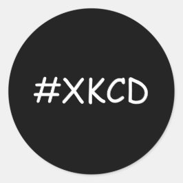 Adesivo hashtag xkcd