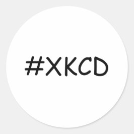 Adesivo hashtag xkcd