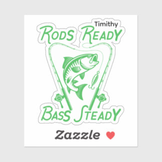 Adesivo Hastes Prontas Bass Estável Gráfico SVG Personaliz