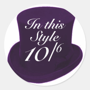 Adesivo Hatter louco - roxo
