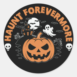 Adesivo Haunt Forevermore Pumpkin Ghost Sticker
