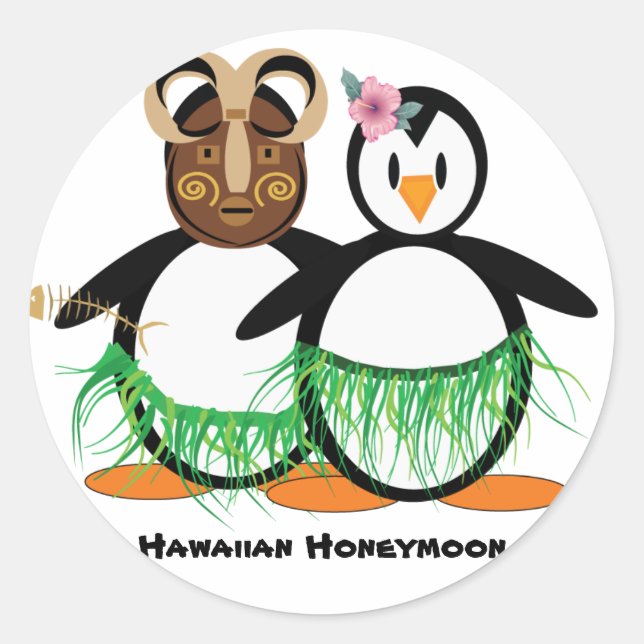 Adesivo Havaiana Honeymoon (Frente)